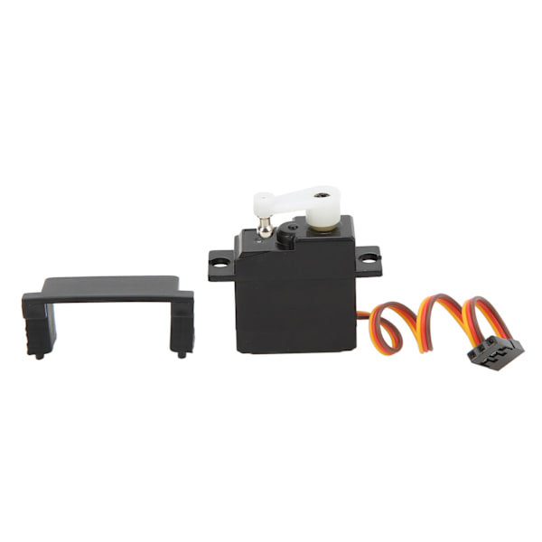 Digital Servo Lågbruskänslig plaststyrväxel med arm för WLtoys 124016 124017 144010 1/14 RC-bilar