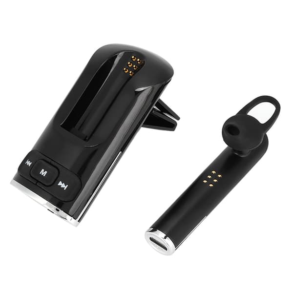 Bil Bluetooth Radio FM-senderadapter Mp3-spiller Håndfri Dobbel USB-lader