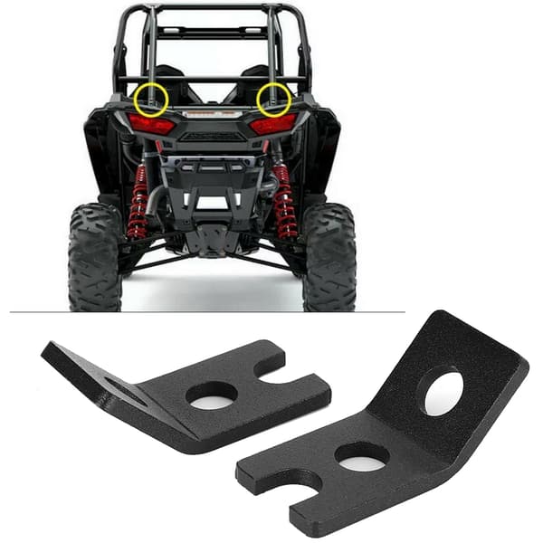 Hodelykt Tåkelys Brakett Flaggmontering Passer for Polaris RZR 900 1000