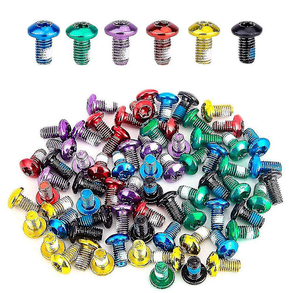 Färgglada cykel Torx-skruvar - 12 stycken