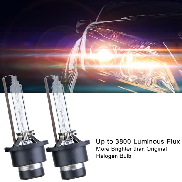 2 stk. D2S 6000K 35W Xenon-pærer til bilforlygter