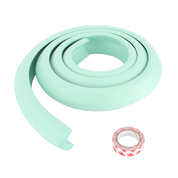 Baby Proofing Kantlistskydd L-Typ Hög Elastisk Möbelkant Kantskydd för Hemmasäkerhet (Ljusgrön)