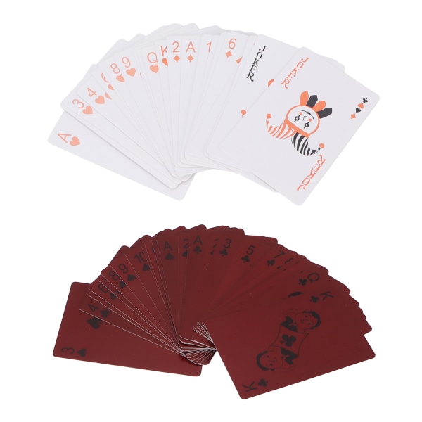 54 stk Colorblind Correction Poker Card Interessant rød grønn farge papirmateriale Spillekort for amblyopia trening