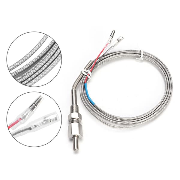 1/8in NPT Bil Eksos Temperatur Sensor Termometer Sender Transduser Tilbehør