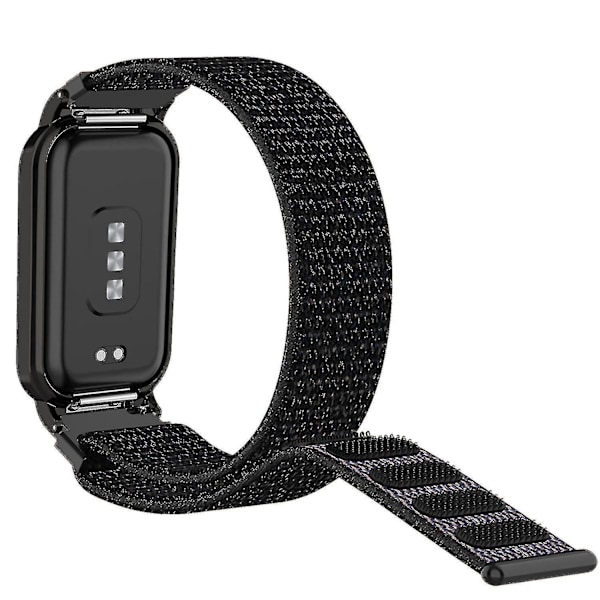 Åndbar nylon smart watch rem til Redmi Band 2 - Unisex sort