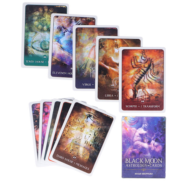 Fäst Tarotkortlek Bärbar Ödes Divination Kort Spådom Brädspel Present