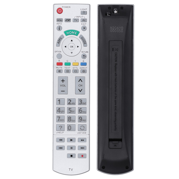 N2QAYB000858 LED TV-fjärrkontroll ersättning för THL47WT60A THL50DT60A THL55WT60A