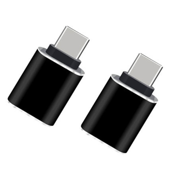 2 kpl USB 3.0 OTG -sovitinta, puhelin, PD-kaapeli, sovitin, hiiri, näppäimistö, liitäntämuunnin, musta
