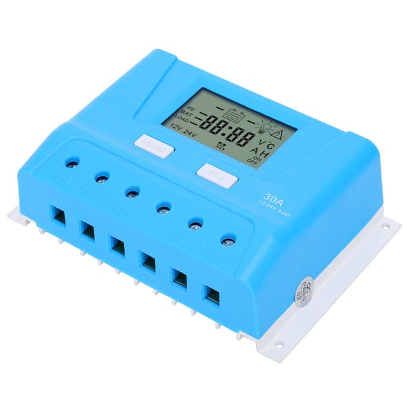 Solcellepanel Regulator Ladekontroller Industrielt Utstyr PWM 12/24V 30A TY-2430