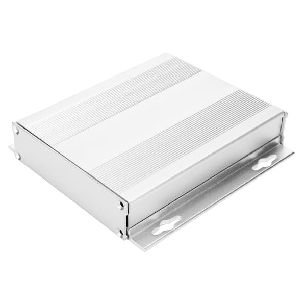Aluminiumslegering Projektkabinet Elektronisk Strømkredsløbskort Dekoder Skal 27x131x130mm