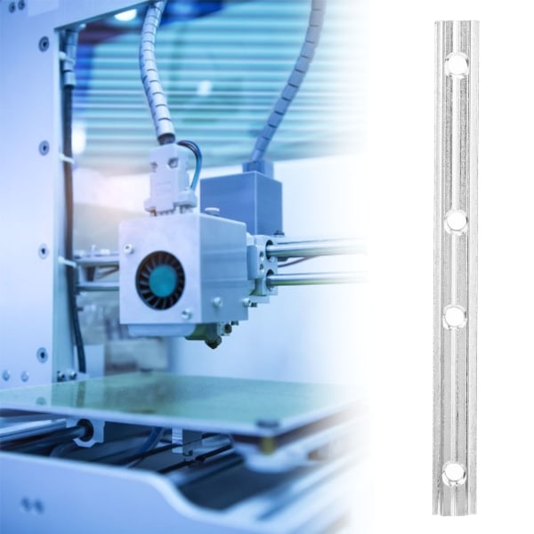 5 stk 20 aluminiumsprofil lige konnektor forlænger til CNC-værktøjsmaskine EU-standard