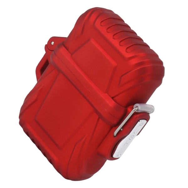 2-pack ficktändare fodral IP56 vattentät säker bärbar ficktändare lock för utomhuscamping resor röd