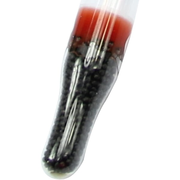 Marint saltvandsakvarieglasflydehydrometer med termometer