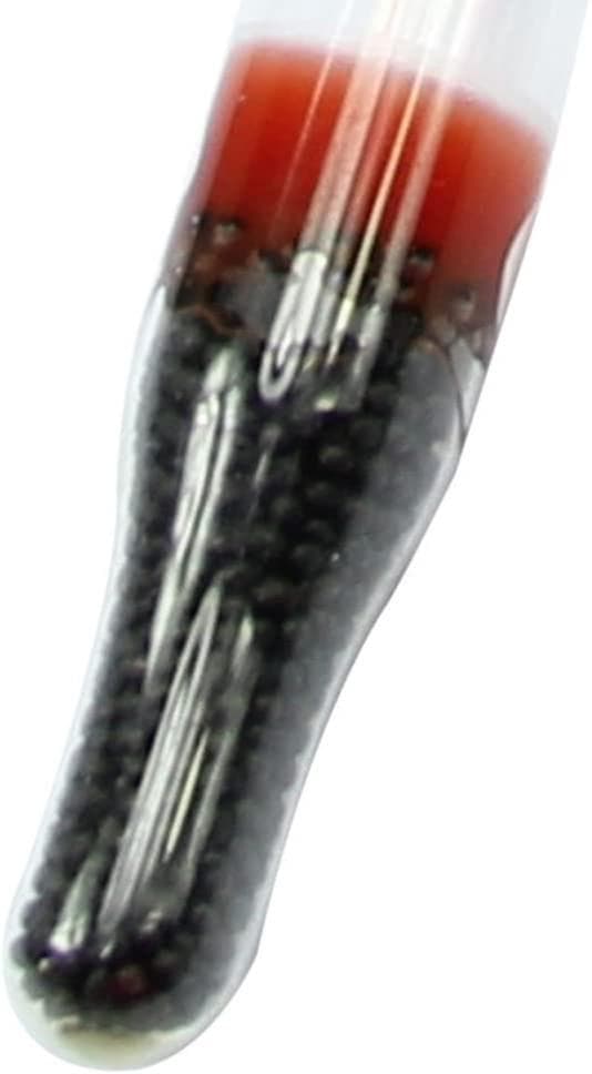 Marint saltvannsakvarie glassflyt hydrometer med termometer
