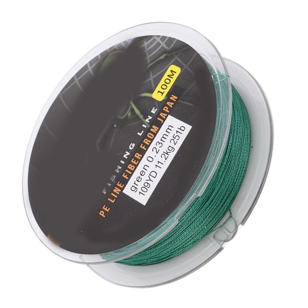 100m Multicolor Flettet Fiske Line Slidstyrke Holdbar Flettet Fiske WireGrøn 2.0