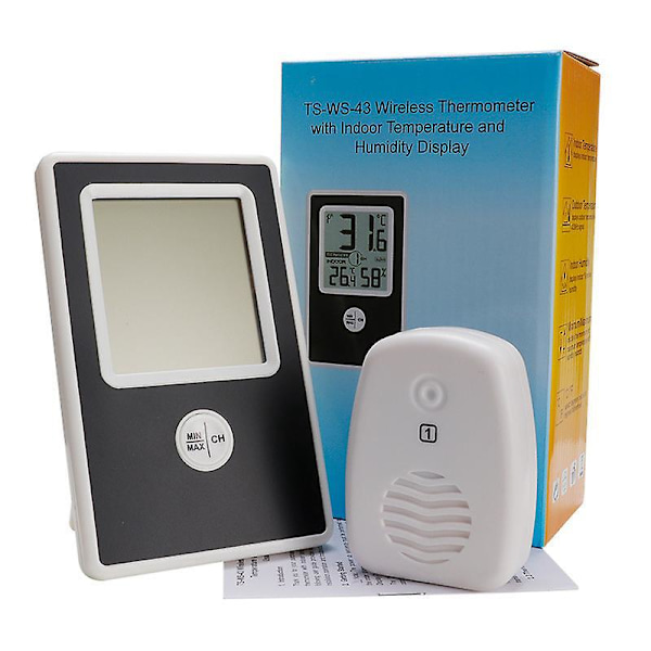 Digital Max Min Växthustermometer - Övervaka Maximala och Minimala Temperaturer för Användning i Trädgårds-Växthus eller Hem