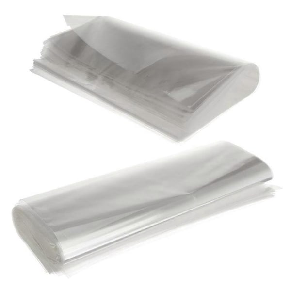 50 stk. Gel-plateomslag for platespiller LP-plate Flat Open