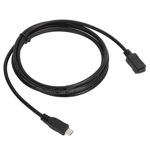 Micro USB 2.0 Han til Micro USB Hun Forlængerkabel Ledning til Telefon/Tablet