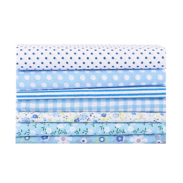 7 st / set 100% bomull Batiks syhantverkstyg för DIY plånbok kuddfodral