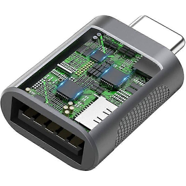 USB C til USB Adapter (2-pak), USB-C til USB 3.0 Adapter, USB Type-C til USB Adapter, Thunderbolt 3 til USB Hun OTG Adapter til MacBook Air 2020, iPad