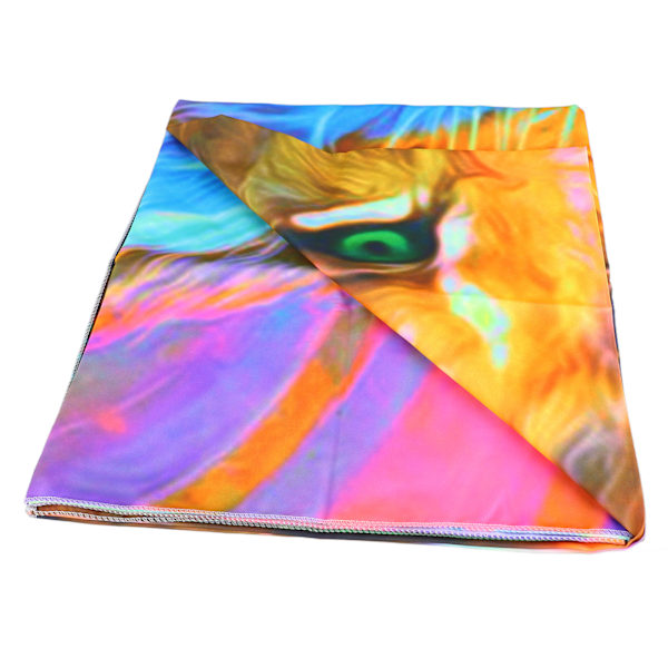 Blacklight Gobelin Blød Utsøgt Farvefast Løve Gobelin UV Reaktiv Gobelin til Soveværelse Stue GTYH 187 230x180cm/90.5x70.9in (B x H)
