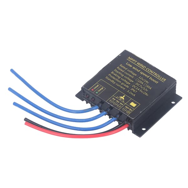 MPPT vindmøllecontroller 12V 24V laderegulator IP67 vandtæt til 100W‑600W