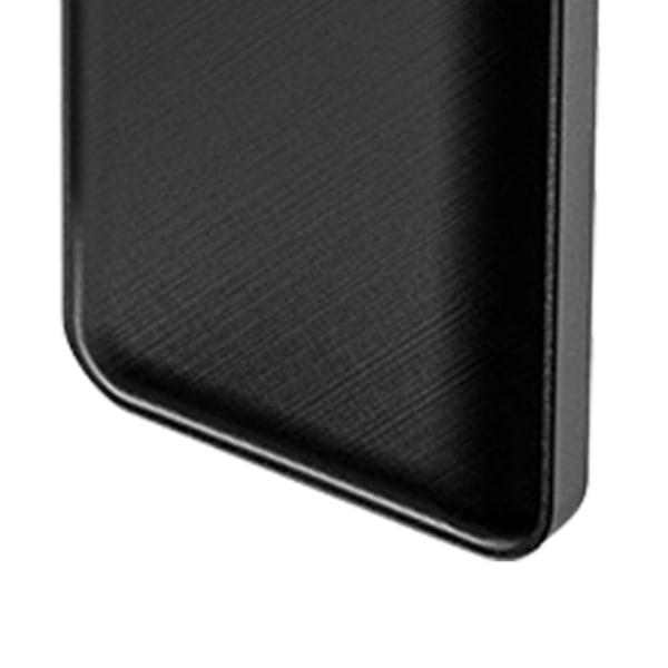 Powerbank 10000mAh kapacitet Ultratunn digital display skärm bärbar laddare för telefon surfplatta svart