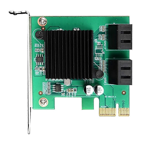 Sata Expansionskort Sata3.0 Adapter Pcie Till 4 Portar Sata3.0 Expansionskort