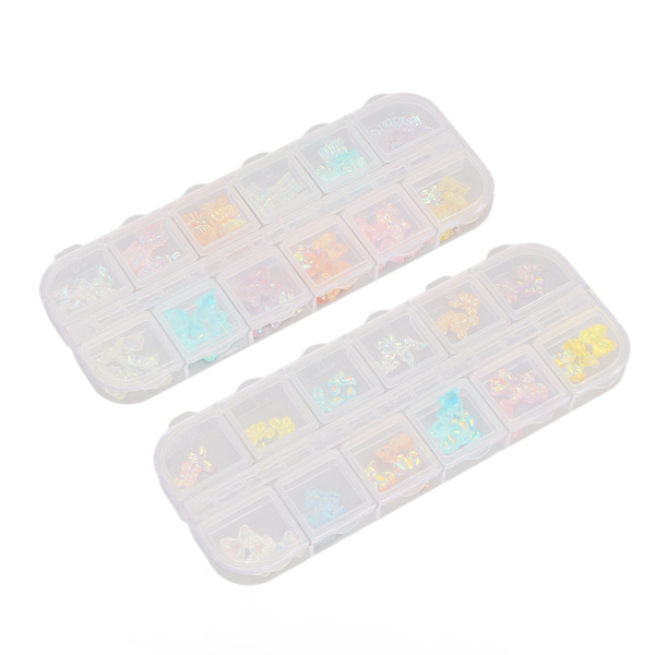 2 kpl nail art eri muotoja Viehättävät manikyyrivinkit Set