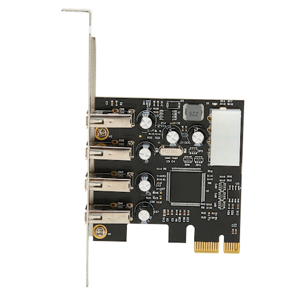 PCI E til USB Udvidelseskort Hub 4 USB2.0 Porte Understøtter Hot Plug Intern USB Hub til Windows 10 8 7 til Linux til OS X