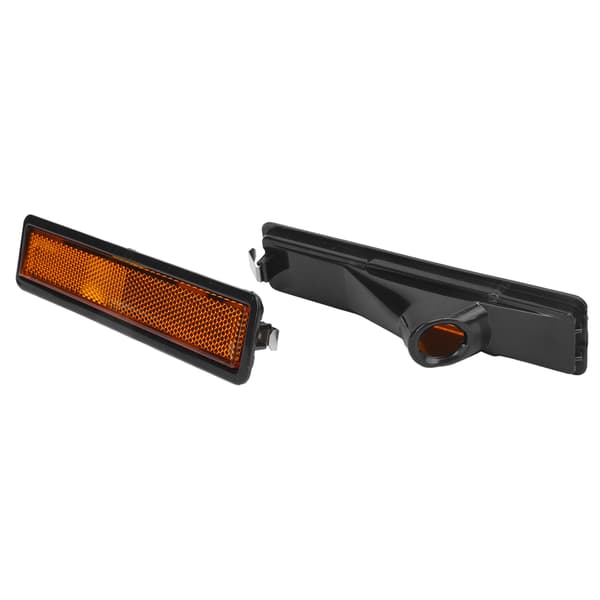 2 stk. front sidemarkeringslysdeksel 63141377849 erstatning for E30 E32 E34 318i 325i 525i 735i Gul
