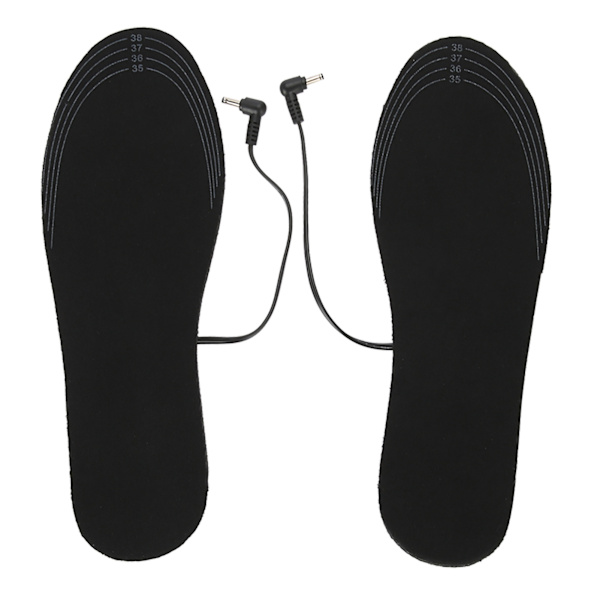 Unisex elektriske oppvarmede innleggssåler Varme skoinnsatser for sko Boot Hold Warm Skopute （35-39）