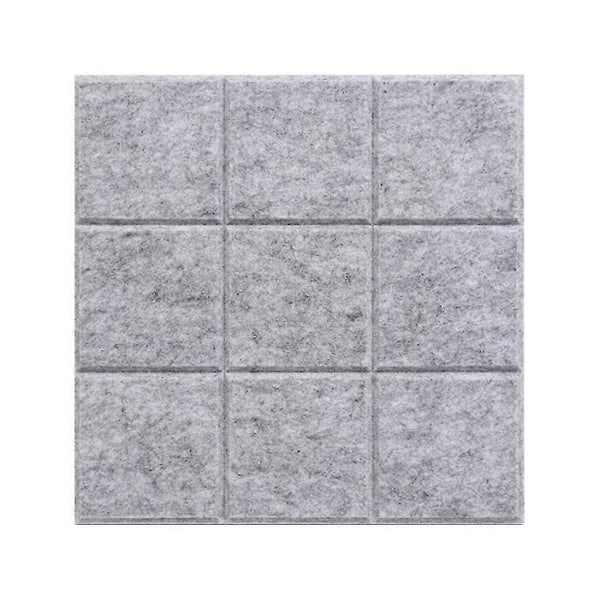 Filttavla Anslagstavla 30x30cm Vägg Fotodisplay Filttavla Zekai Ljusgrå
