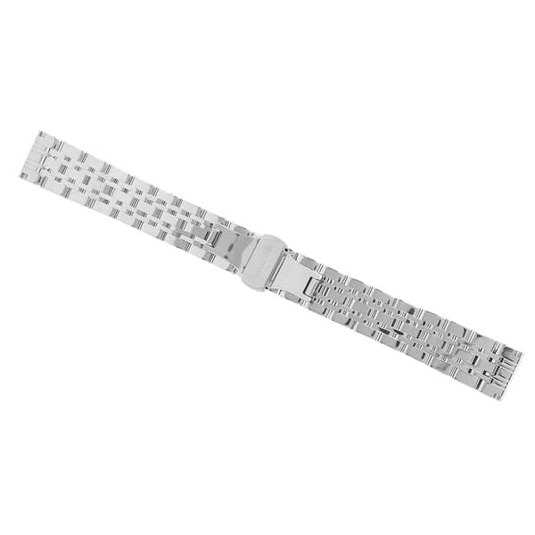 Profesjonell klokkerem i rustfritt stål, justerbar lengde, klokkebåndtilbehør 18 mm / 0,71 tommer