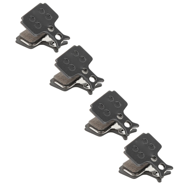 4 st/set Resinbromsbelägg Semi Metal Värmebeständighet Cykelskivbromsbelägg Ersättning för Mountainbike MS05C
