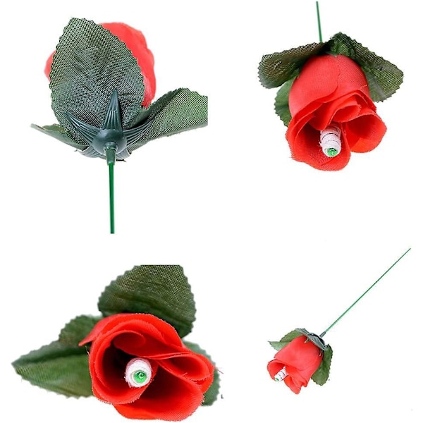 Rose Flame Magic Tricks 20 stk. Professionelle Magiker Rekvisitter til Bryllupper, Gadeoptræden og Gaver