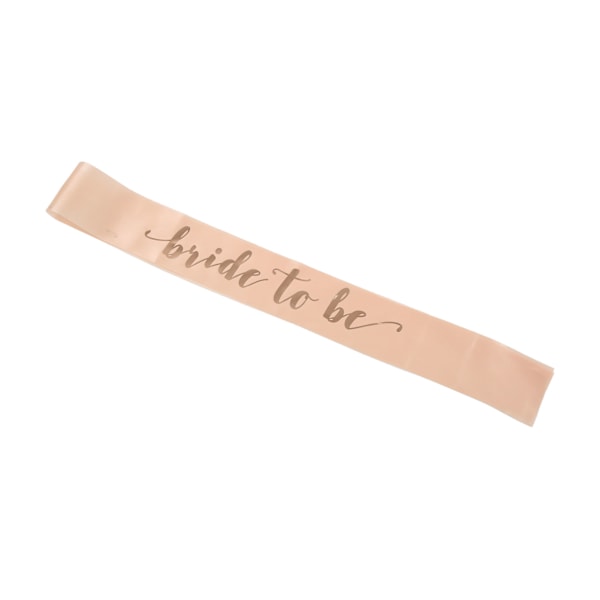 Brud til at være Sash Set med Slør Tiara Mode Elegant Stil Eye Catching Bridal Sash til Bridal Shower Party Rose Gold