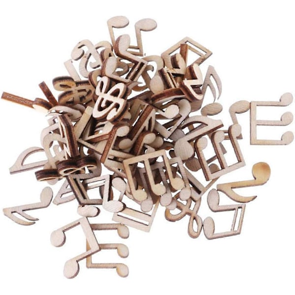 Pakke med 200 Blandede Musikknoter Ornamenter, for Nyttår, Bryllup, Jul eller Festdekor.