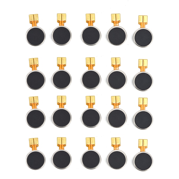 20 kpl DC Mini -värinämoottori Pieni litteä kolikkonappi Kosketusvärinämoottori Tablettimatkapuhelimiin