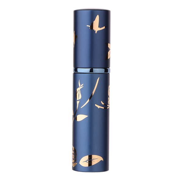Bærbar Parfymeflaske Aluminium Atomizer Tom Kosmetisk Sprayflaske 10ml (Blå)