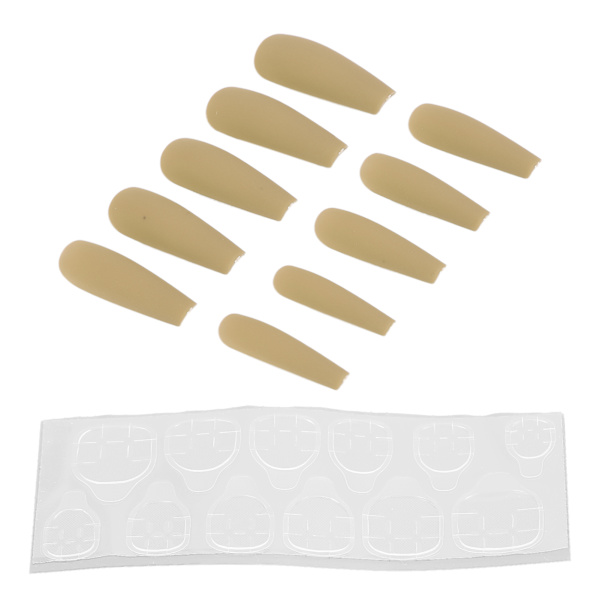 10 st Press On Nails Kista Fake Nails Tips Extra Lång Kista Glänsande Falska konstgjorda naglar Manikyrdekoration för kvinnorN5355-02