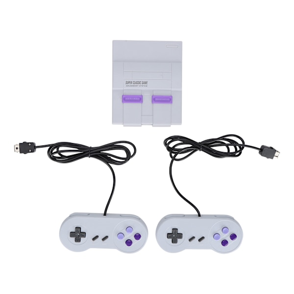 Spilkonsol - Klassisk 8-bit TV-spilkonsol til familieunterholdning og fritid 110‑240VEU-stik