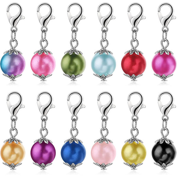 Interlocking Stitch Markers för stickning och virkning - Set om 12