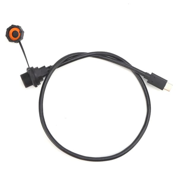 Vandtæt USB-stik IP67 TYPEC hun han med kabelstik E10TPCTFF/TPCAM (0,5 meter)