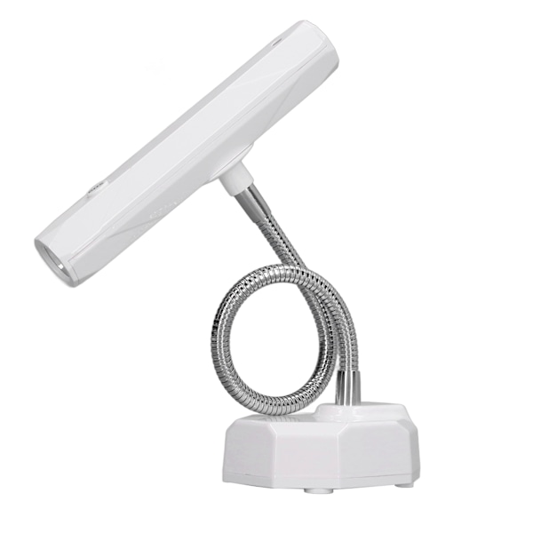 Gooseneck Nail Lamp Fast Dry Oppladbar LED Desktop Gooseneck Nail Light for Manikyr Hvit