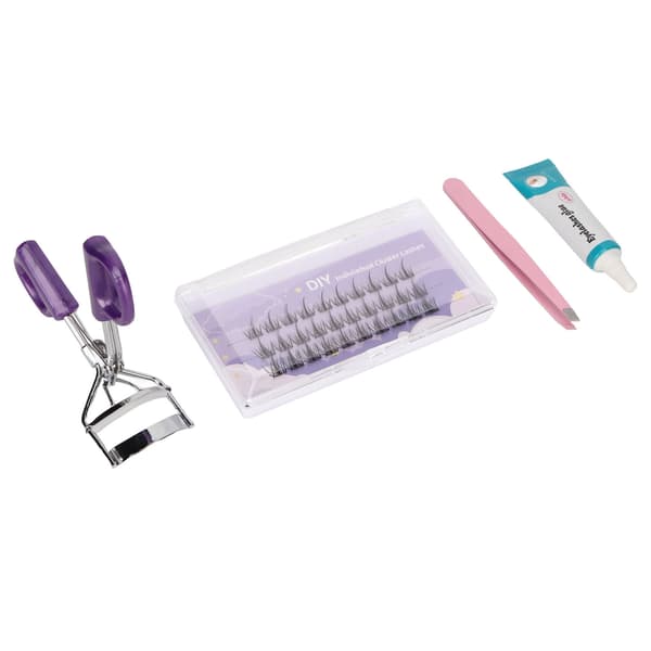 Klyngevippeextensionsett Trygt DIY Individuelle Vipper Pinsett Vippebøyer Extensionslimsett