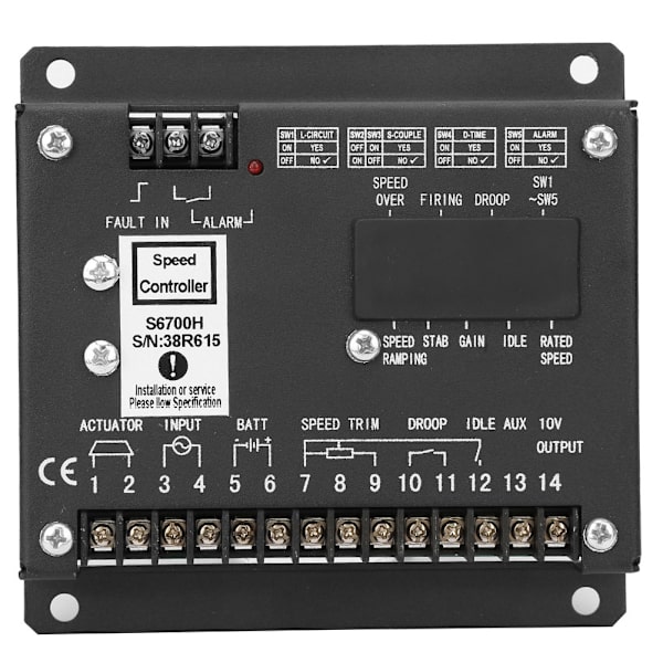 S6700H nopeussäädin elektronisen generaattorin ohjauspaneelin osat Cummins-generaattoriin