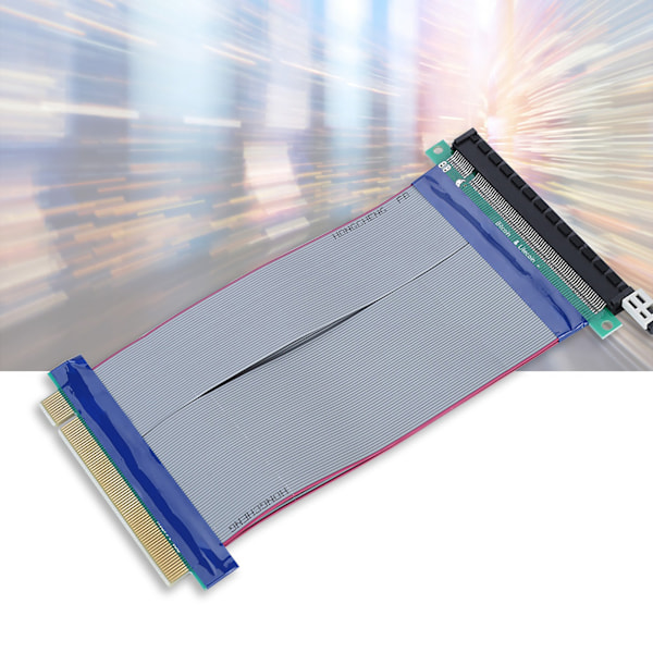 19CM PCI-E Riser-kortförlängare PCI-E 16X Mjuk platt förlängningskabel