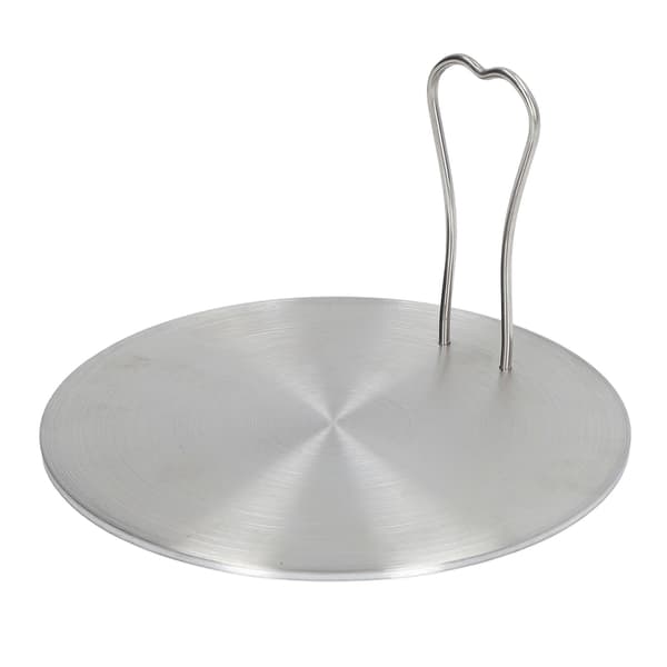 Varmesprederplade i rustfrit stål Induktionsplade Elektrisk induktionskomfur Diffuseradapter til hjemmekøkken 18# 17,5 cm / 6,9 tommer