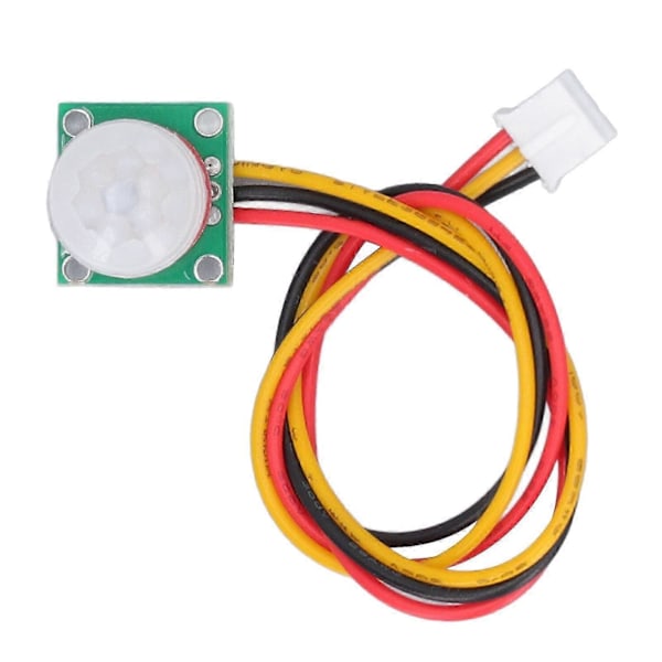 DC 3.3?5V PIR IR Pyroelektrisk Sensor Høj Sensitivitet Infrarød Menneskelig Bevægelsesdetektor Modul med Kabel XH2.0 3P
